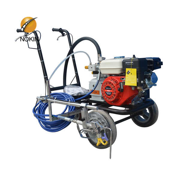 Portable Cold Spray Road Marking Paint Machine Airless Spray 